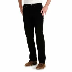 Men's Lee® Premium Select Classic Active Comfort Straight Leg Jeans -Mens Jurassic Park Clothing Shop 1441622 Double Black