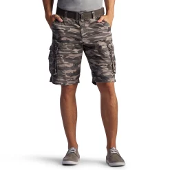 Men's Lee® Wyoming Belted Cargo Shorts -Mens Jurassic Park Clothing Shop 2379752 Carbon Camo