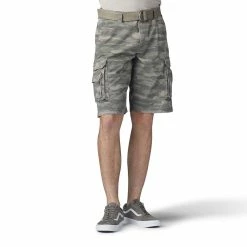 Men's Lee® Wyoming Belted Cargo Shorts -Mens Jurassic Park Clothing Shop 2379752 Green