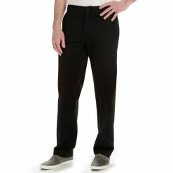Big & Tall Lee® Performance Series Extreme Comfort Khaki Straight-Fit Pants -Mens Jurassic Park Clothing Shop 2476592 Black