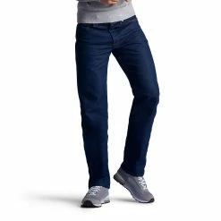 Men's Lee® Regular-Fit Stretch Straight-Leg Jeans -Mens Jurassic Park Clothing Shop 2577481 Indigo Stretch