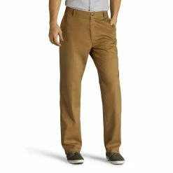Men's Lee® Total Freedom Relaxed-Fit Stain Resistant Pants -Mens Jurassic Park Clothing Shop 2896325 Khaki