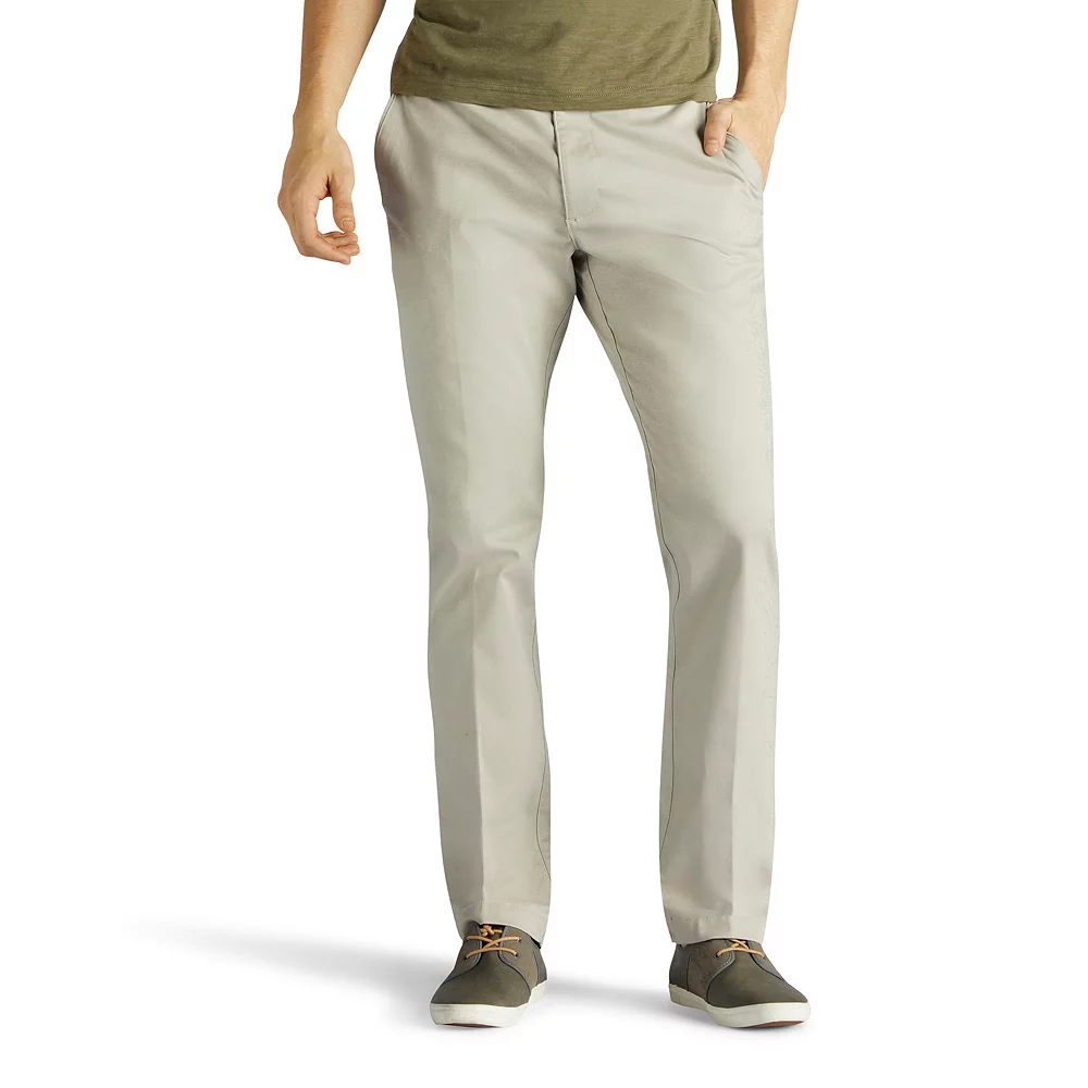Men's Lee® Performance Series Extreme Comfort Khaki Slim-Fit Flat-Front Pants 5 Men's Lee® Performance Series Extreme Comfort Khaki Slim-Fit Flat-Front Pants - Image 3