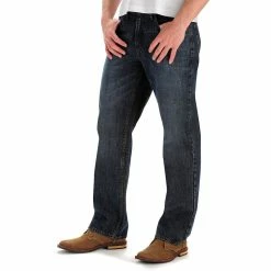 Men's Lee® Premium Select Relaxed Straight Leg Jeans -Mens Jurassic Park Clothing Shop 2944454 Calypso Whiskered