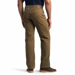 Men's Lee® Flannel-Lined Straight-Leg Jeans -Mens Jurassic Park Clothing Shop 3003906 ALT