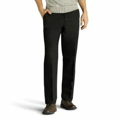 Men's Lee® Total Freedom Straight-Fit Comfort Stretch Pants -Mens Jurassic Park Clothing Shop 3027271 Black