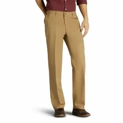 Men's Lee® Total Freedom Straight-Fit Comfort Stretch Pants -Mens Jurassic Park Clothing Shop 3027271 Original Khaki