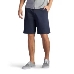 Men's Lee® Extreme Comfort Flat-Front Shorts -Mens Jurassic Park Clothing Shop 3996847 Navy