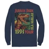 Men's Jurassic Park Isla Nublar 1993 Tour Poster Tee -Mens Jurassic Park Clothing Shop 4242072 Navy