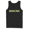 Men's Jurassic Park Classic Simple Text Tank Top