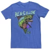 Men's Jurassic World Rex-Cellent Retro Colors Tee