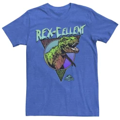 Men's Jurassic World Rex-Cellent Retro Colors Tee