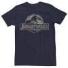 Men's Jurassic World Camo T-Rex Fossil Logo Tee
