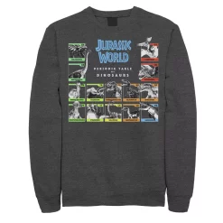 Men's Jurassic World Periodic Table of Dinosaurs Sweatshirt