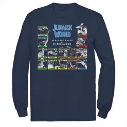 Men's Jurassic World Periodic Table of Dinosaurs Tee