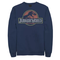Men's Jurassic World Classic Retro T-Rex Logo Sweatshirt