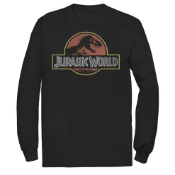 Men's Jurassic World Classic Retro T-Rex Logo Tee