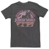 Men's Jurassic World Retro Adventure Calls T-Rex Tee -Mens Jurassic Park Clothing Shop 4248569 Charcoal Heather