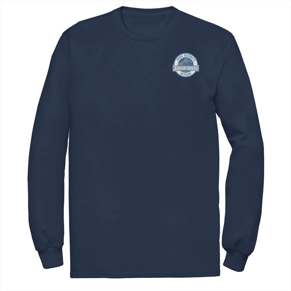 Men's Jurassic World Park Security Officer Badge Tee 3 Men's Jurassic World Park Security Officer Badge Tee
