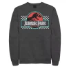 Men's Jurassic Park Retro Colors Checkered Logo Sweatshirt