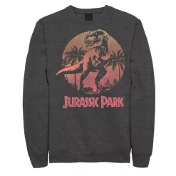 Men's Jurassic Park T-Rex Gradient Sunset Sweatshirt