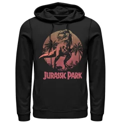 Men's Jurassic Park T-Rex Gradient Sunset Hoodie