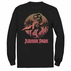 Men's Jurassic Park T-Rex Gradient Sunset Tee