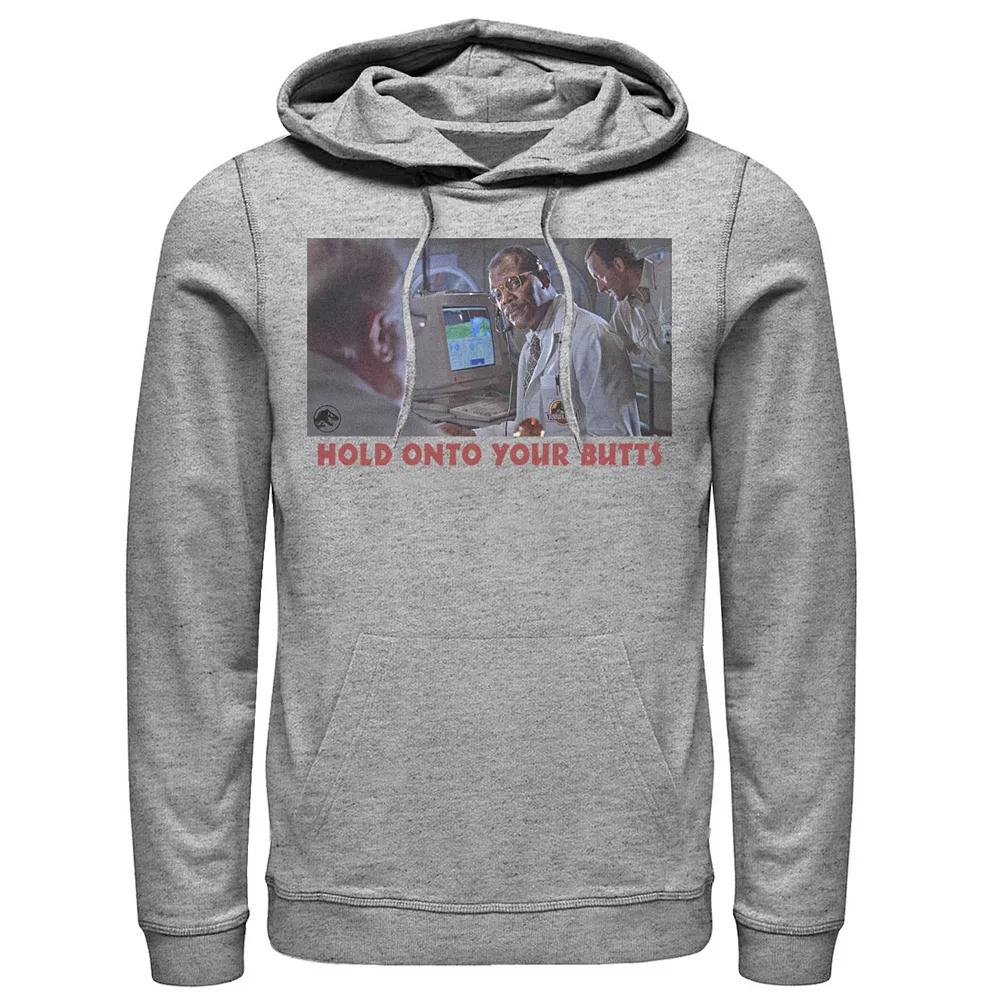 Men's Jurassic Park Doctor Ray Arnold Hold Onto Your Butts Photo Hoodie 3 Men's Jurassic Park Doctor Ray Arnold Hold Onto Your Butts Photo Hoodie
