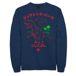 Men's Jurassic Park Kanji T Rex Outline Sweatshirt