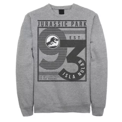 Men's Jurassic Park Est. 93 Isla Nublar Poster Sweatshirt