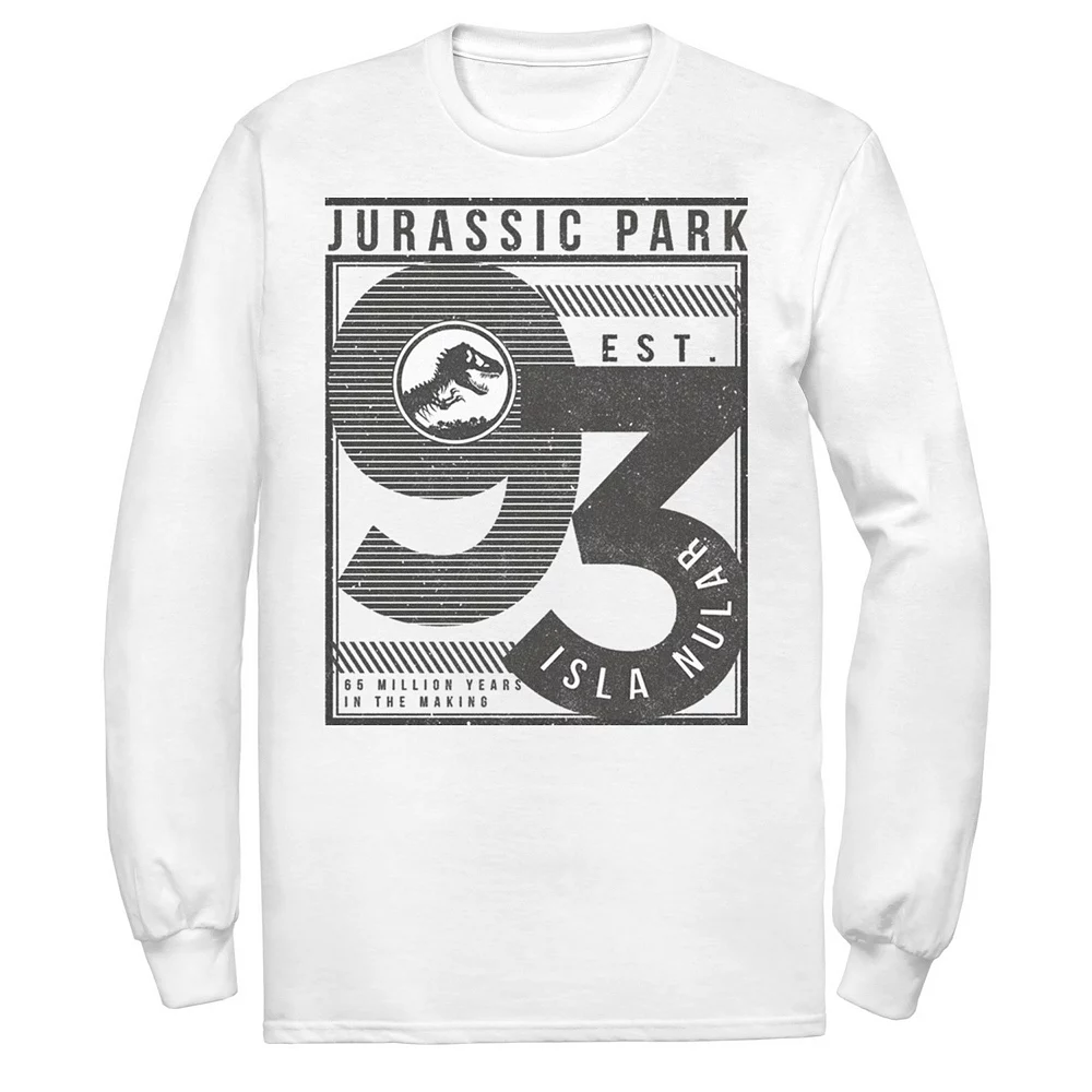 Men's Jurassic Park Est. 93 Isla Nublar Poster Tee 3 Men's Jurassic Park Est. 93 Isla Nublar Poster Tee