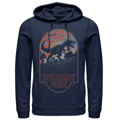 Men's Jurassic Park T Rex Silhouette Tonal Sunset Hoodie