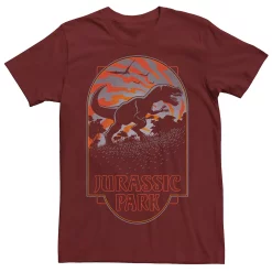 Men's Jurassic Park T Rex Silhouette Tonal Sunset Tee 13 Men's Jurassic Park T Rex Silhouette Tonal Sunset Tee -Mens Jurassic Park Clothing Shop 4393533 Cardinal