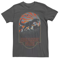 Men's Jurassic Park T Rex Silhouette Tonal Sunset Tee 10 Men's Jurassic Park T Rex Silhouette Tonal Sunset Tee -Mens Jurassic Park Clothing Shop 4393533 Charcoal