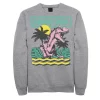 Men's Jurassic Park Vintage T-Rex Roar Retro Sweatshirt -Mens Jurassic Park Clothing Shop 4393534