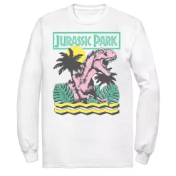 Men's Jurassic Park Vintage T-Rex Roar Retro Tee