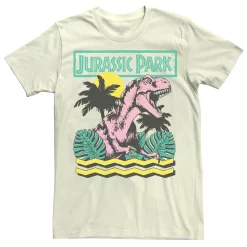 Men's Jurassic Park Vintage T-Rex Roar Retro Tee