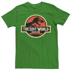 Men's Jurassic Park The Lost World Movie Logo Tee -Mens Jurassic Park Clothing Shop 4393539 Kelly