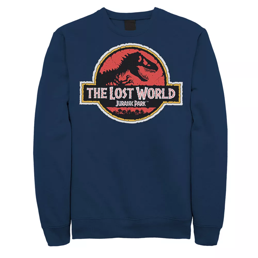 Men's Jurassic Park The Lost World Movie Logo Sweatshirt 5 Men's Jurassic Park The Lost World Movie Logo Sweatshirt - Image 3