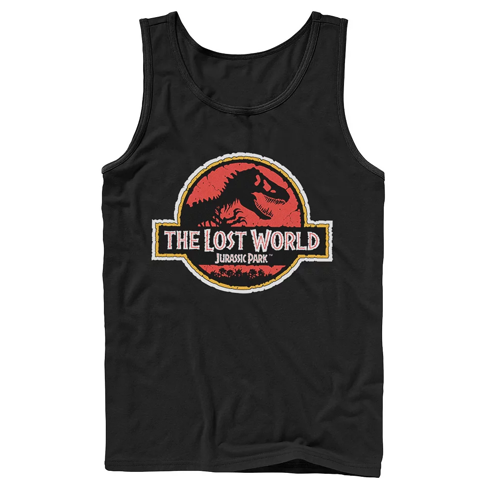 Men's Jurassic Park The Lost World Movie Logo Tank 4 Men's Jurassic Park The Lost World Movie Logo Tank - Image 2
