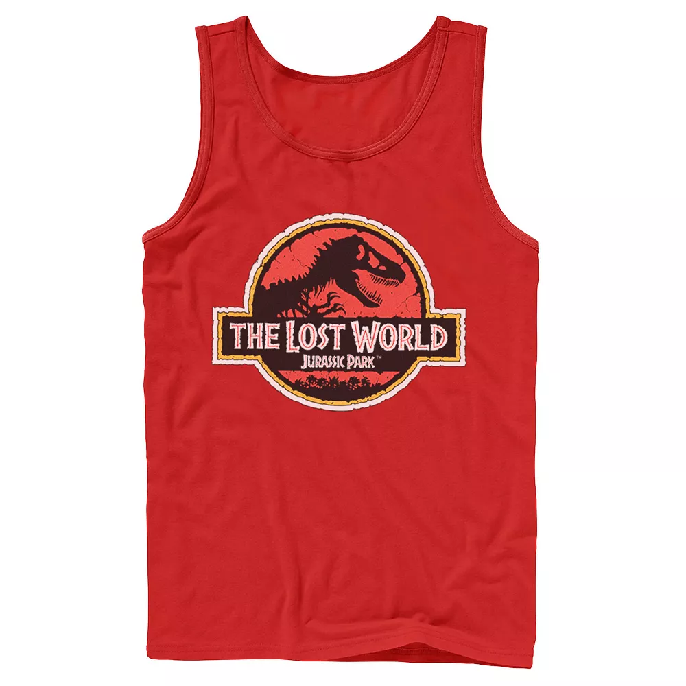 Men's Jurassic Park The Lost World Movie Logo Tank 3 Men's Jurassic Park The Lost World Movie Logo Tank