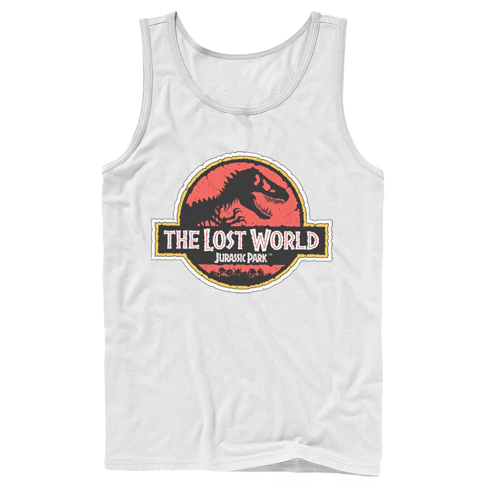 Men's Jurassic Park The Lost World Movie Logo Tank 6 Men's Jurassic Park The Lost World Movie Logo Tank - Image 4