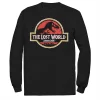 Men's Jurassic Park The Lost World Movie Logo Tee -Mens Jurassic Park Clothing Shop 4394366 Black