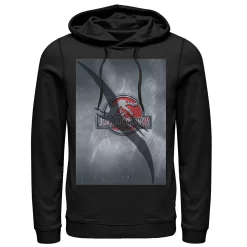 Men's Jurassic Park 3 Movie Poster Pterodactyl Hoodie -Mens Jurassic Park Clothing Shop 4394373 Black