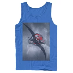 Men's Jurassic Park 3 Movie Poster Pterodactyl Tank -Mens Jurassic Park Clothing Shop 4394374 Royal