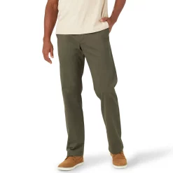 Men's Lee® Extreme Comfort MVP Straight-Fit Flat-Front Pants -Mens Jurassic Park Clothing Shop 4995029 Forest