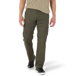 Men's Lee® Extreme Comfort MVP Straight-Fit Flat-Front Cargo Pants -Mens Jurassic Park Clothing Shop 5289896 Forest