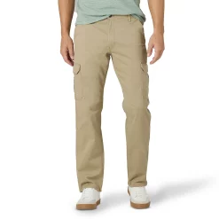 Men's Lee® Extreme Comfort MVP Straight-Fit Flat-Front Cargo Pants -Mens Jurassic Park Clothing Shop 5289896 Kc Khaki