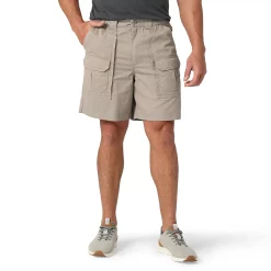Men's Lee® Side Elastic 7.5" Cargo Short -Mens Jurassic Park Clothing Shop 5869618 Musk