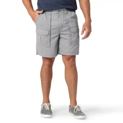 Men's Lee® Side Elastic 7.5" Cargo Short -Mens Jurassic Park Clothing Shop 5869618 New Gray